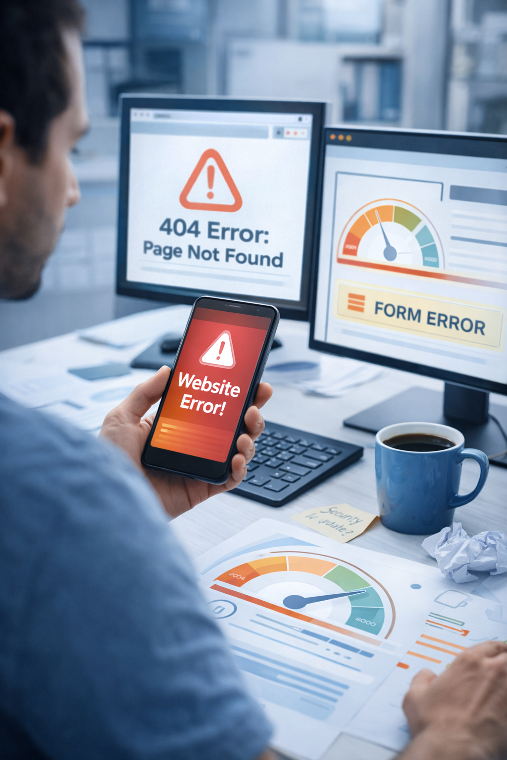 Diagnóstico técnico de una web con errores de rendimiento y estructura
