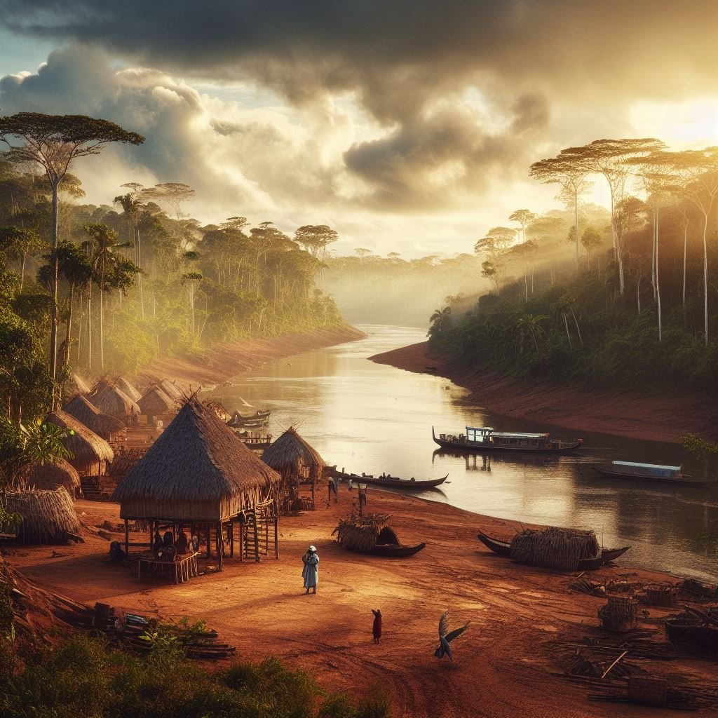 Comunidad varaya en la selva de Megadonia